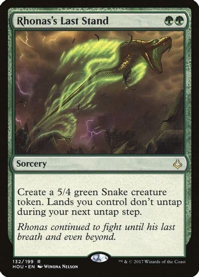 Rhonass Last Stand Hour of Devastation Magic card