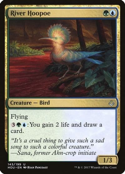 River Hoopoe Hour of Devastation Magic card