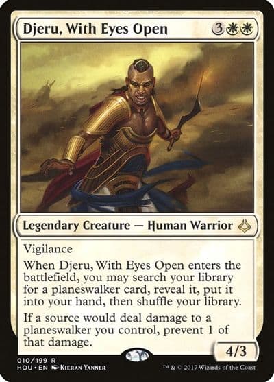 Djeru With Eyes Open Hour of Devastation Magic card