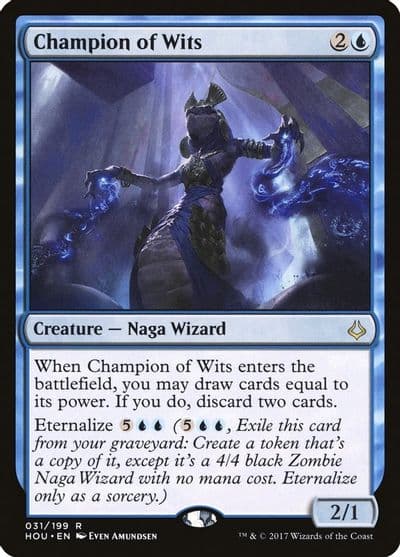 Champion of Wits Hour of Devastation Magic card