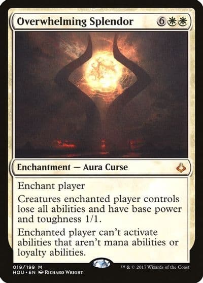 Overwhelming Splendor Hour of Devastation Magic card