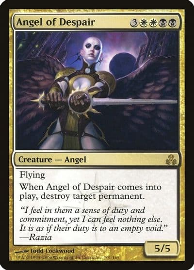Angel of Despair Guildpact Magic card