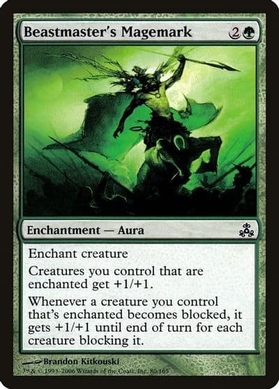 Beastmasters Magemark Guildpact Magic card