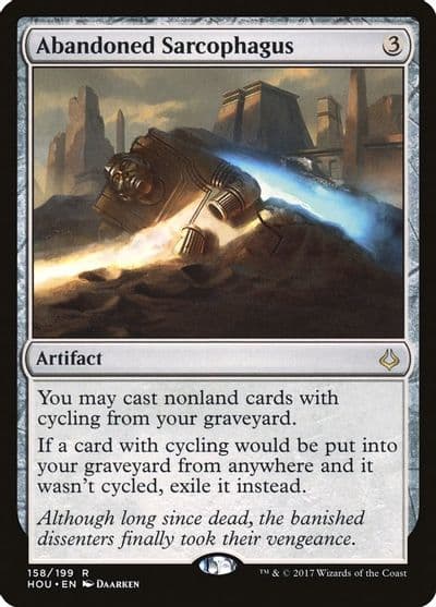 Abandoned Sarcophagus Hour of Devastation Magic card