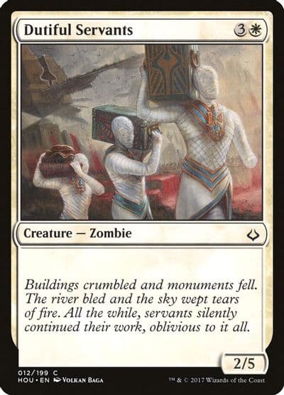 Dutiful Servants Hour of Devastation Magic card
