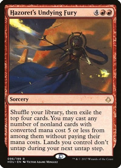 Hazorets Undying Fury Hour of Devastation Magic card