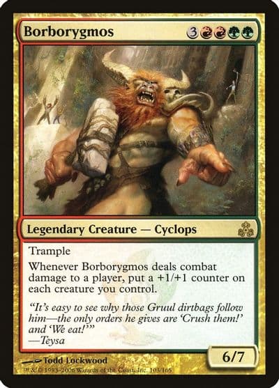 Borborygmos Guildpact Magic card