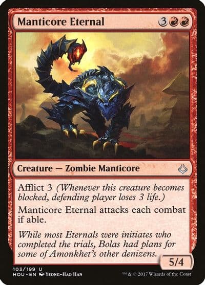 Manticore Eternal Hour of Devastation Magic card