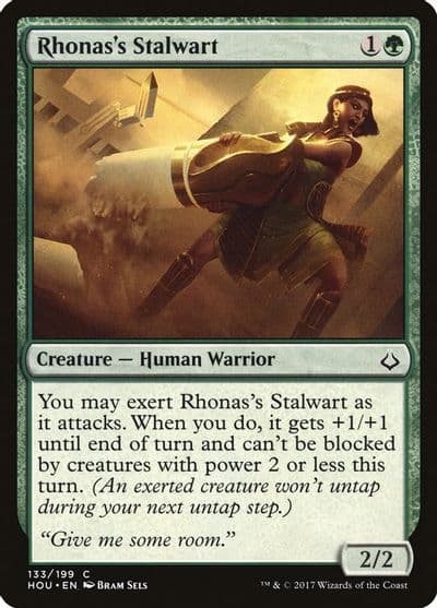 Rhonass Stalwart Hour of Devastation Magic card