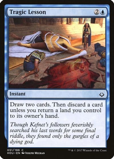 Tragic Lesson Hour of Devastation Magic card