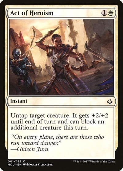 Act of Heroism Hour of Devastation Magic card