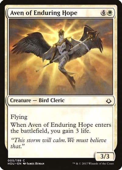 Aven of Enduring Hope Hour of Devastation Magic card