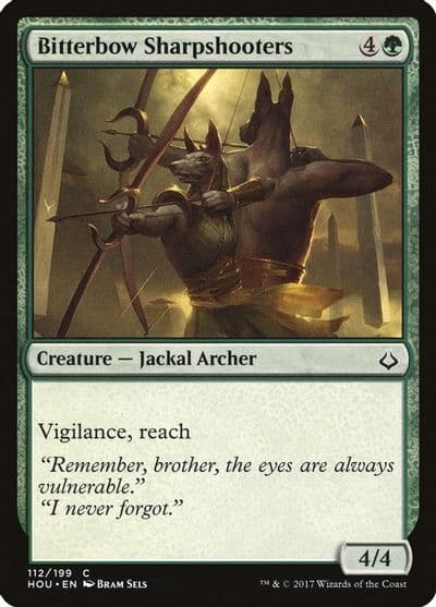 Bitterbow Sharpshooters Hour of Devastation Magic card