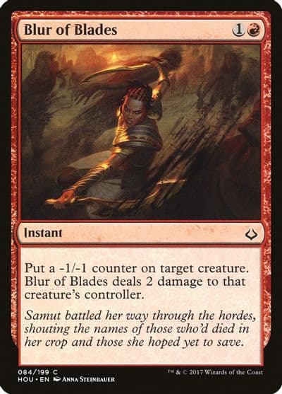 Blur of Blades Hour of Devastation Magic card