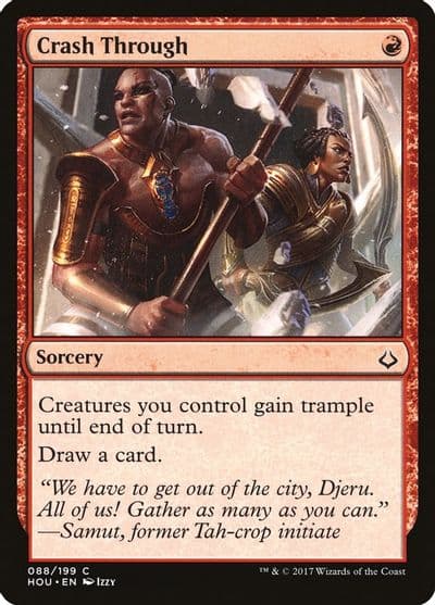 Crash Through Hour of Devastation Magic card