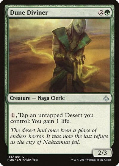 Dune Diviner Hour of Devastation Magic card