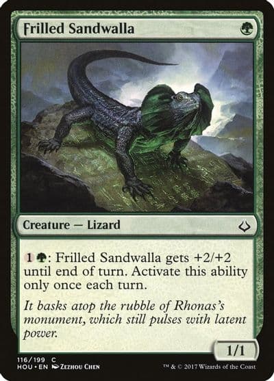 Frilled Sandwalla Hour of Devastation Magic card