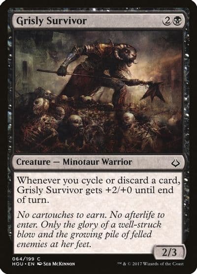 Grisly Survivor Hour of Devastation Magic card
