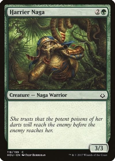 Harrier Naga Hour of Devastation Magic card