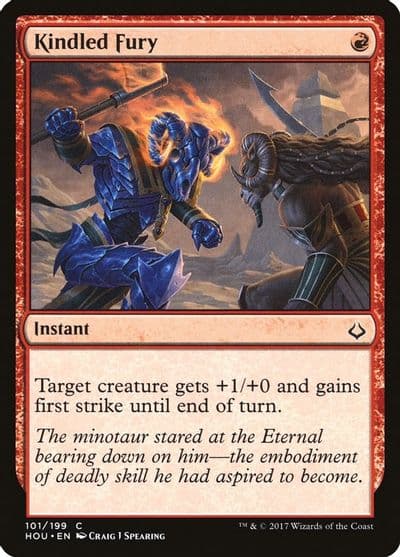 Kindled Fury Hour of Devastation Magic card