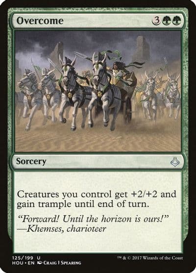 Overcome Hour of Devastation Magic card
