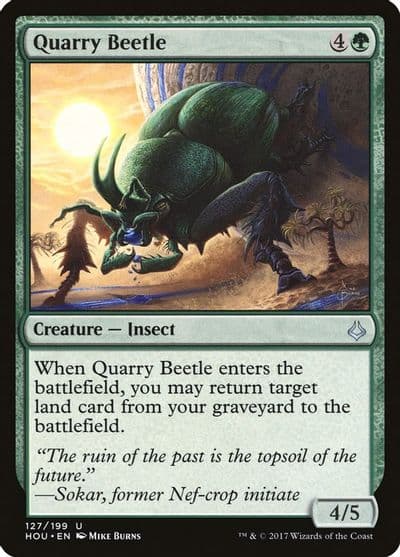 Quarry Beetle Hour of Devastation Magic card