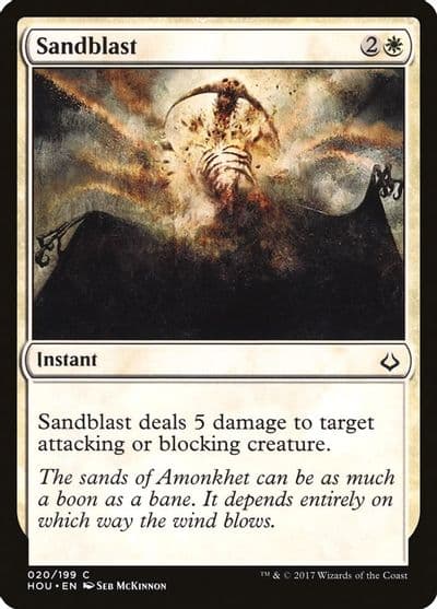 Sandblast Hour of Devastation Magic card