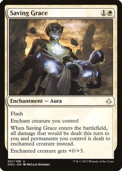 Saving Grace Hour of Devastation Magic card