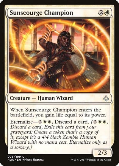 Sunscourge Champion Hour of Devastation Magic card