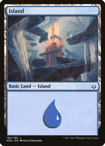 Island 192 Hour of Devastation Magic card