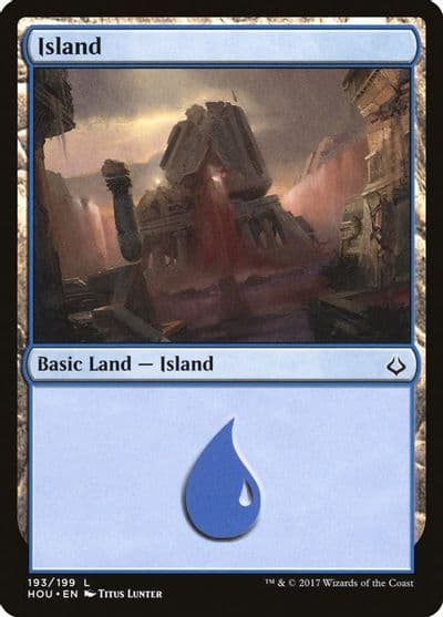 Island 193 Hour of Devastation Magic card