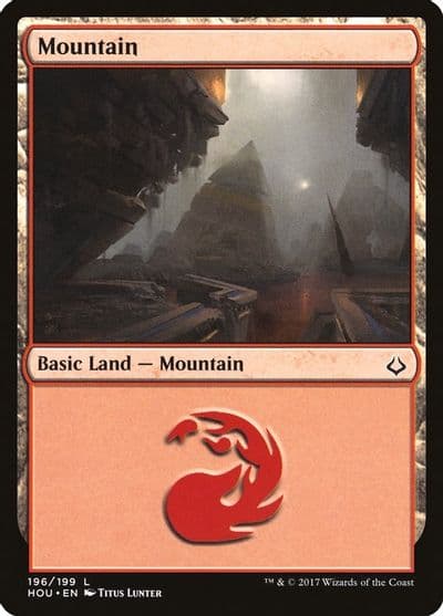 Mountain 196 Hour of Devastation Magic card