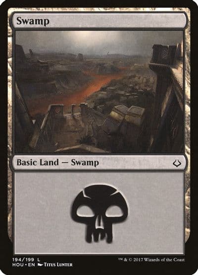 Swamp 194 Hour of Devastation Magic card