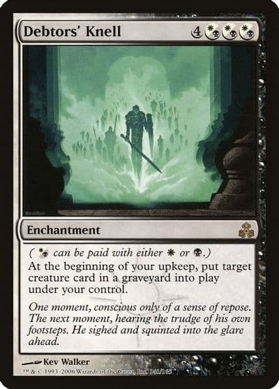 Debtors Knell Guildpact Magic card