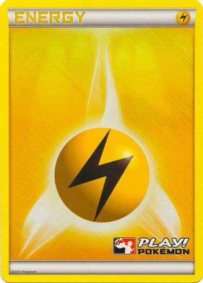 Lightning Energy (2011 Play! Pokemon) League & Championship Cards Pokemon card