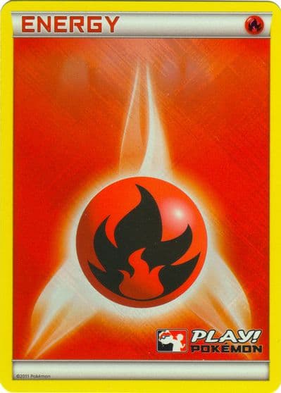 Fire Energy (2011 Play! Pokemon) League & Championship Cards Pokemon card