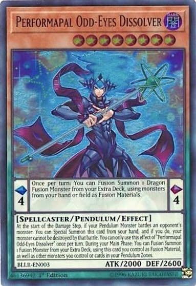 Performapal Odd Eyes Dissolver Battles of Legend: Light's Revenge Yu-Gi-Oh! card