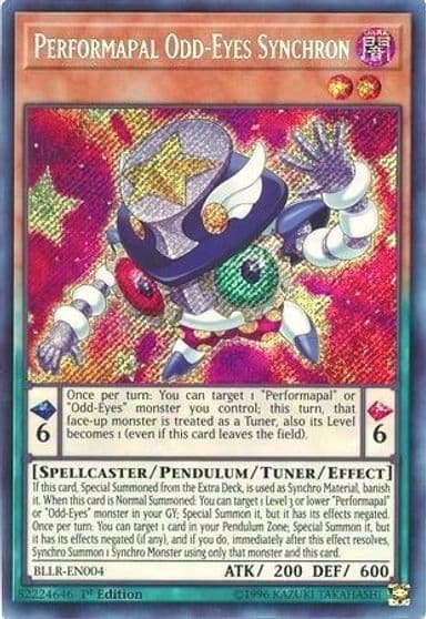 Performapal Odd Eyes Synchron Battles of Legend: Light's Revenge Yu-Gi-Oh! card