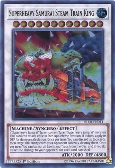 Superheavy Samurai Steam Train King Battles of Legend: Light's Revenge Yu-Gi-Oh! card
