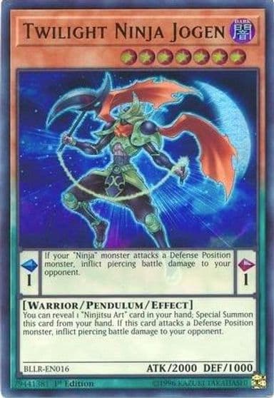 Twilight Ninja Jogen Battles of Legend: Light's Revenge Yu-Gi-Oh! card