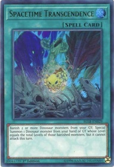 Spacetime Transcendence Battles of Legend: Light's Revenge Yu-Gi-Oh! card
