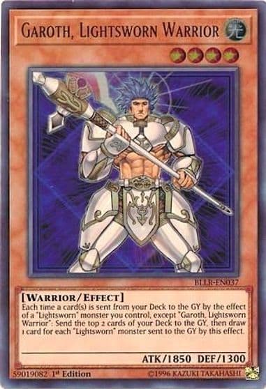 Garoth Lightsworn Warrior Battles of Legend: Light's Revenge Yu-Gi-Oh! card
