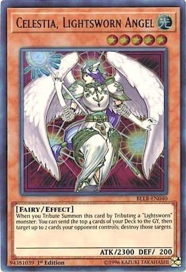 Celestia Lightsworn Angel Battles of Legend: Light's Revenge Yu-Gi-Oh! card