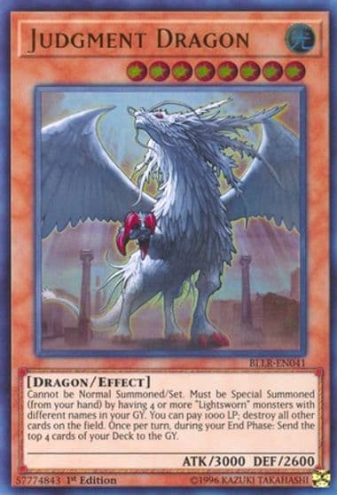 Judgment Dragon Battles of Legend: Light's Revenge Yu-Gi-Oh! card