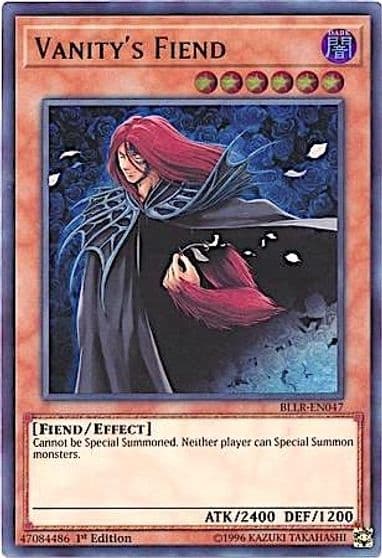 Vanitys Fiend Battles of Legend: Light's Revenge Yu-Gi-Oh! card