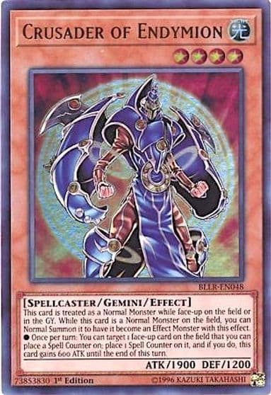 Crusader of Endymion Battles of Legend: Light's Revenge Yu-Gi-Oh! card