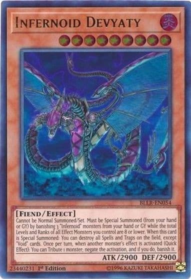 Infernoid Devyaty Battles of Legend: Light's Revenge Yu-Gi-Oh! card