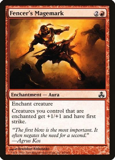 Fencers Magemark Guildpact Magic card