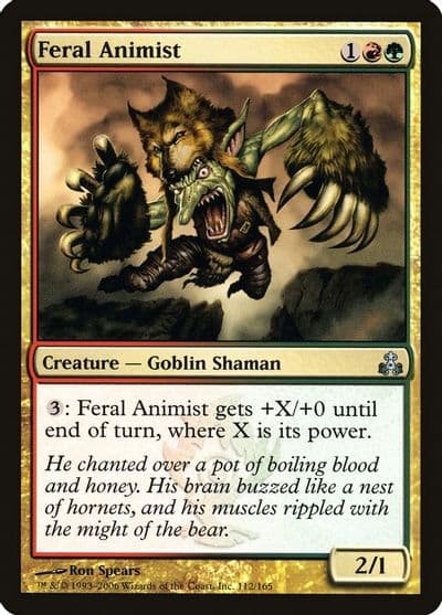 Feral Animist Guildpact Magic card