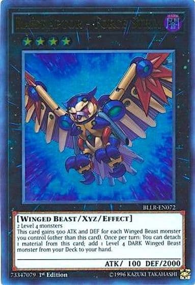 Raidraptor Force Strix Battles of Legend: Light's Revenge Yu-Gi-Oh! card